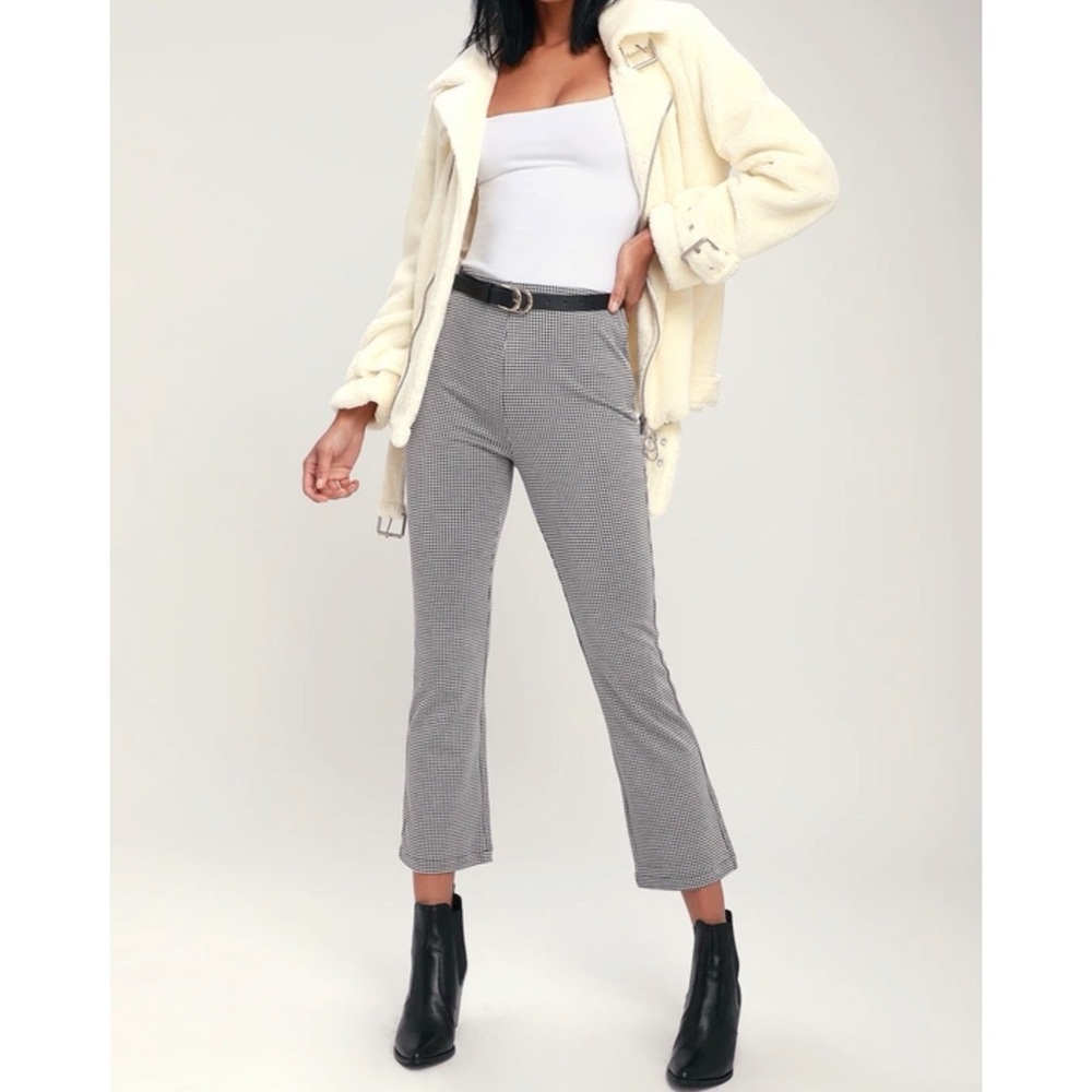 Lulus Amuse black and white pants XS